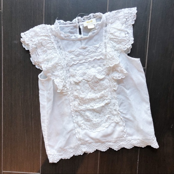 Anthropologie Tops - Anthropologie | Maeve Eyelet Tank Blouse